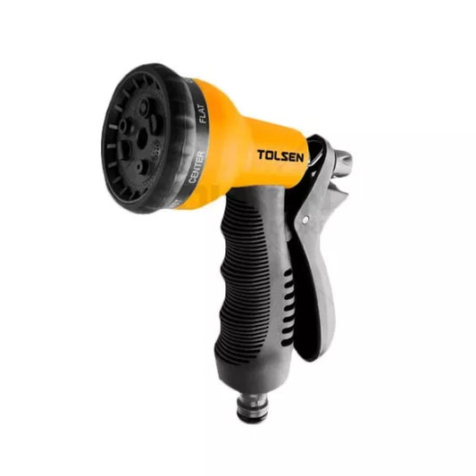 Pistola de Riego Tolsen para Manguera con 8 Patrones de Riego 57100