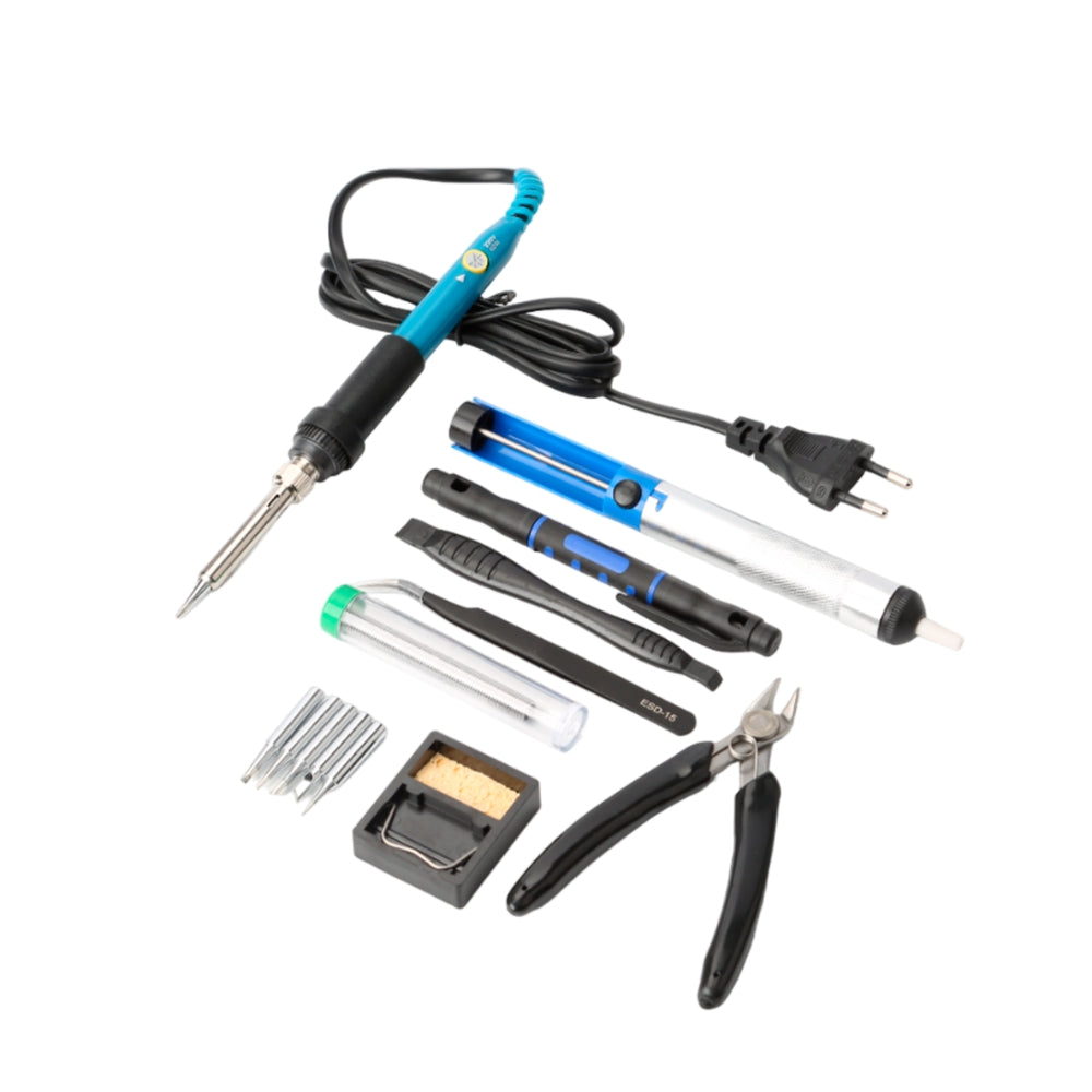 Juego de Soldador Dimax de 13 Piezas 60 Watts Temperatura Ajustable Y010