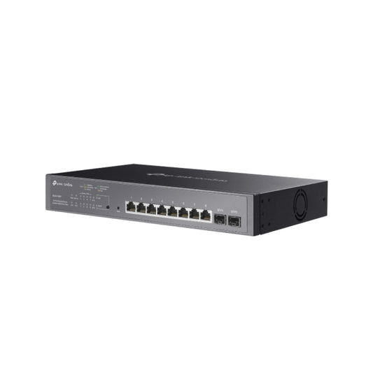 Switch TP-Link Jetstream 2 Puertos SFP 8 Puertos POE 802.3AT/AF 150Watts VLAN QoS GUI Limitacion Trafico PSG2210MP