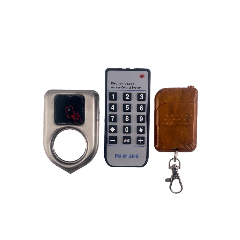 Cerradura Dimax Electrica Bidireccional con Lector de RFID 125KHz Incluye Control Remoto y 3 Llaves Alimentacion 12a18 Vdc N094