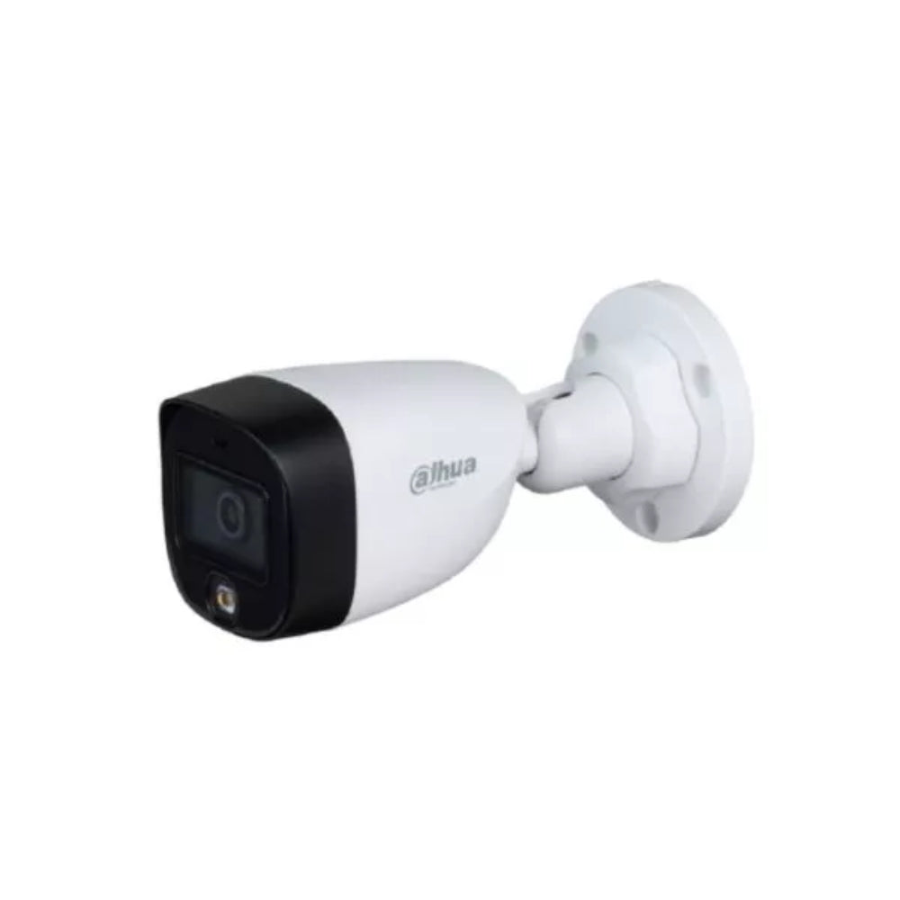 Camara Dahua HDCVI Bala 2MP Full Color Metal/Plastico con Microfono Lente 2.8mm IR 20 metros 30fps 1080p IP67 HAC-HFW1209CN-A-LED-28-S2