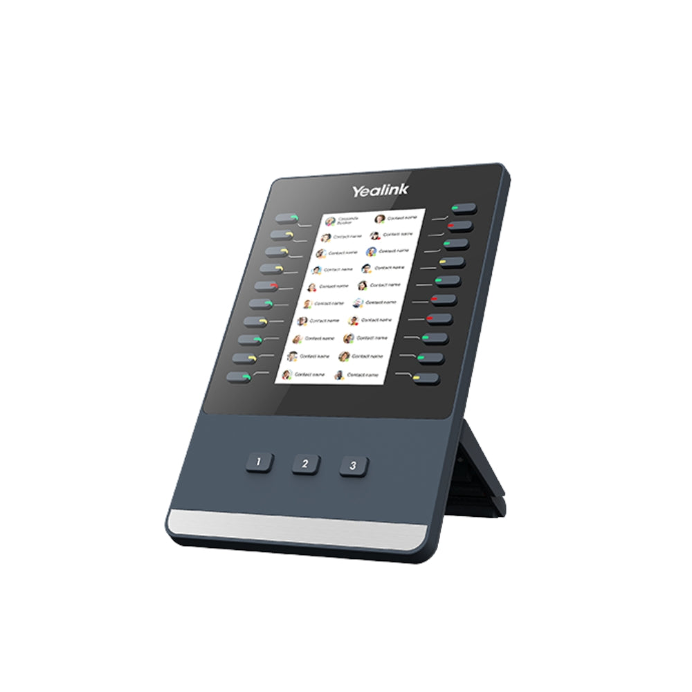 Extension de Teclado Yeastar Teclas BLF/BLA Pantalla Tactil a Color 4.3" 272x480 20 Botones Programables hasta 3 Modulos 160 Contactos para T43U T46U T48U EXP50