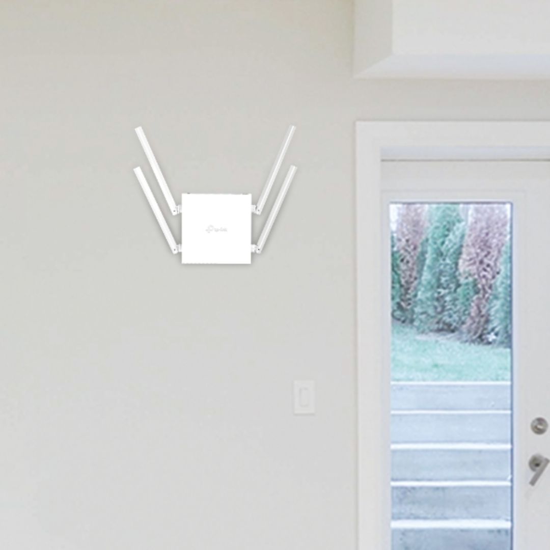 Router TP-Link Inalambrico AC750 4 Antenas Doble Banda 2.4 y 5GHz 1xWAN 4xLAN MU-MIMO Multimodo 3en1 Archer C64