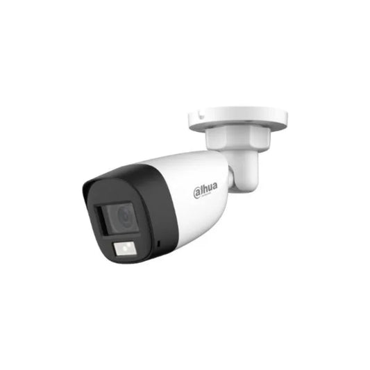 Camara Dahua HDCVI Bala 2MP Full Color con Audio Lente 2.8mm IR 20 metros 30fps 1080p IP67 HAC-HFW1200CL-IL-A-028-S6