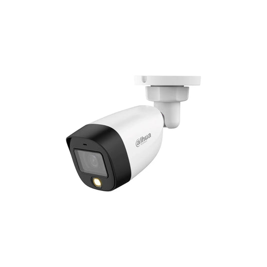 Camara Dahua HDCVI Bala 2MP Full Color con Audio Metal/Plastico Lente 2.8mm IR 30 metros 30fps 1080p IP67 HAC-HFW1209C-A-LED-028-S3
