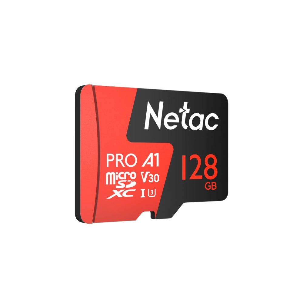 Memoria Micro SD Netac 128GB Extreme Pro SDXC V30 A1 Clase 10 hasta 100MBps Si Incluye Adaptador a SD NT02P500PRO-128G-R