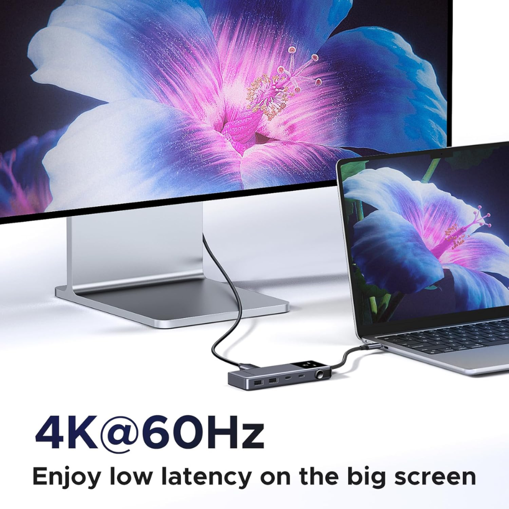 Hub USB-C Ugreen 6en1 1xHDMI 4K 2xUSB-A 3.2 2xUSB-C 3.2 PD hasta 100Watts Velocidad hasta 10Gbps 35998