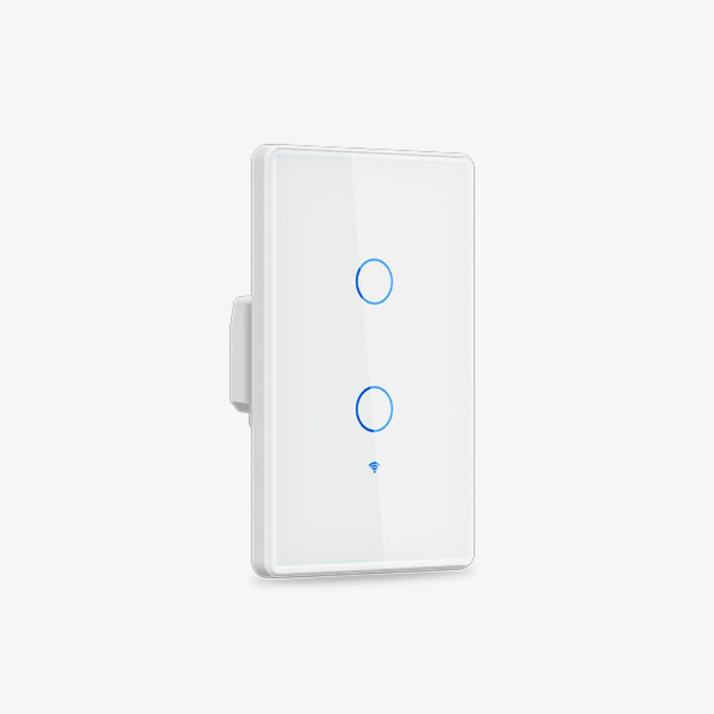 Interruptor Dimax Zigbee Tactil 2 gang color Blanco H371