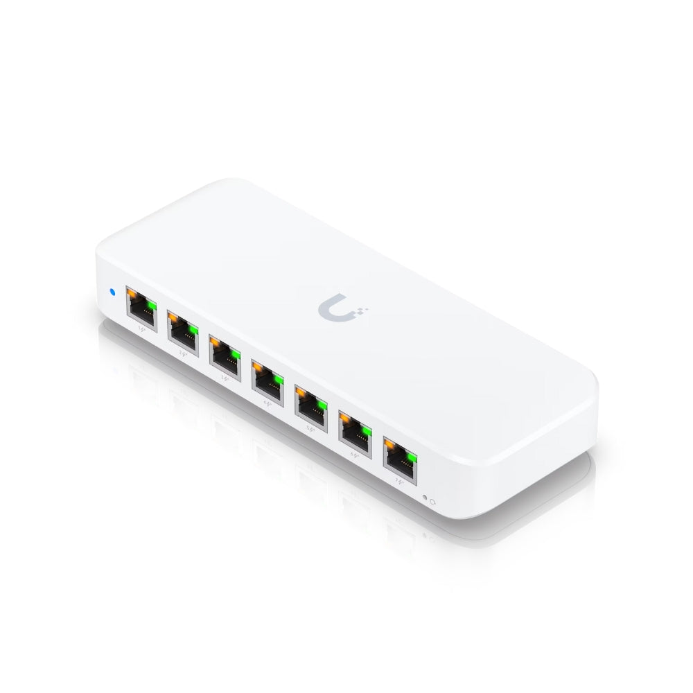 Switch Ubiquiti Ultra 210Watts 8xGigabit PoE 1xPuerto PoE++ 7xPuertos PoE+ Switching 16Gbps Consumo Total 210Watts UB-USW-ULTRA-210W