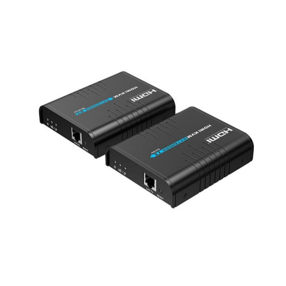 Extensor Lenkeng HDMI KVM Resolucion Maxima 1080P Alcance hasta 120metros con Cable UTP Cat 5 5E 6 Soporta LAN 802.3 Ethernet 10/100/1000Mbps LKV373KVM