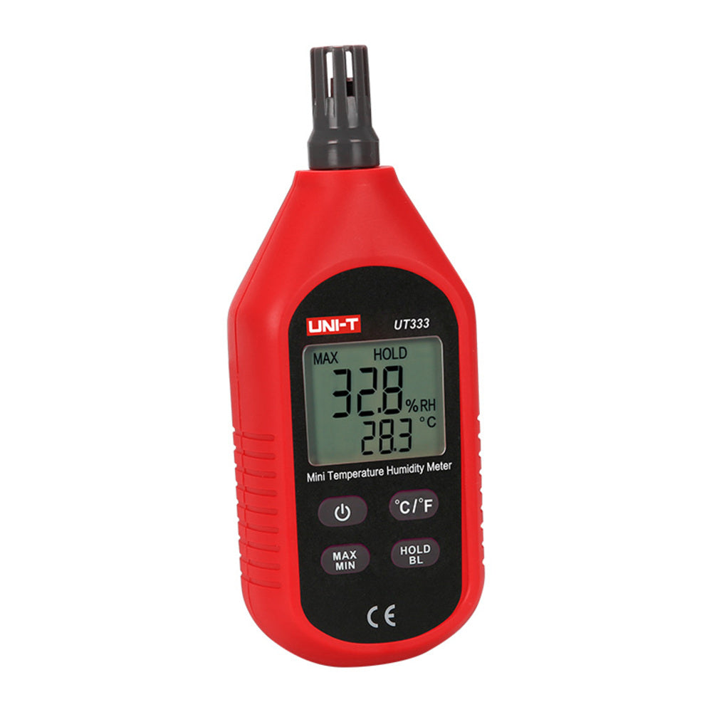 Medidor de Humedad Uni-T 0 a 100% HR Temp -10 a 60 C UT333