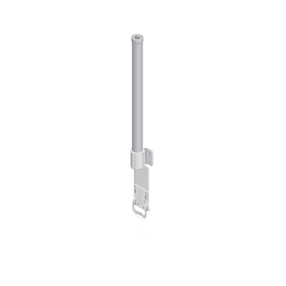 Antena Ubuquiti Omnidireccional 13dBi 5.0GHz H/V Pigtails Incluidos Kit de Montaje Conectores RP-SMA Elevacion 7° Downtilt 2° UB-AMO-5G13