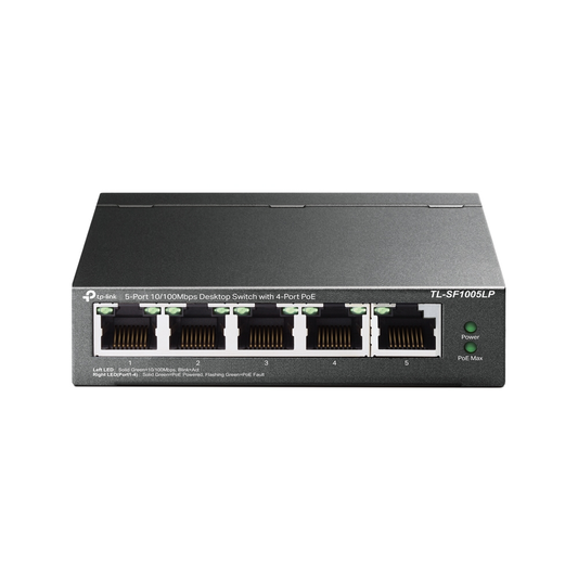 Switch TP-Link 5 Puertos 10/100 Mbps POE TL-SF1005LP