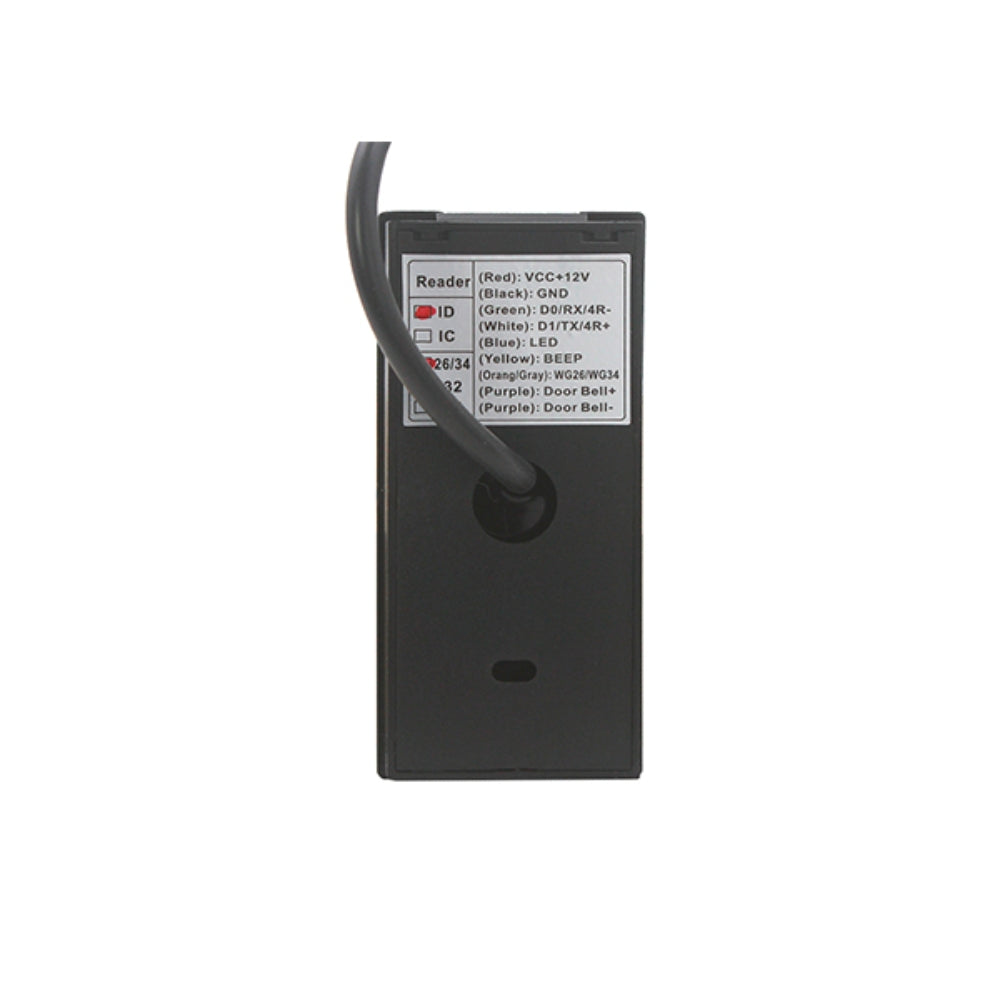 Lector de Tarjeta Dimax RFID Wiegand 26 Estandar Compatible con Tarjetas MiFare 13.56MHz C794