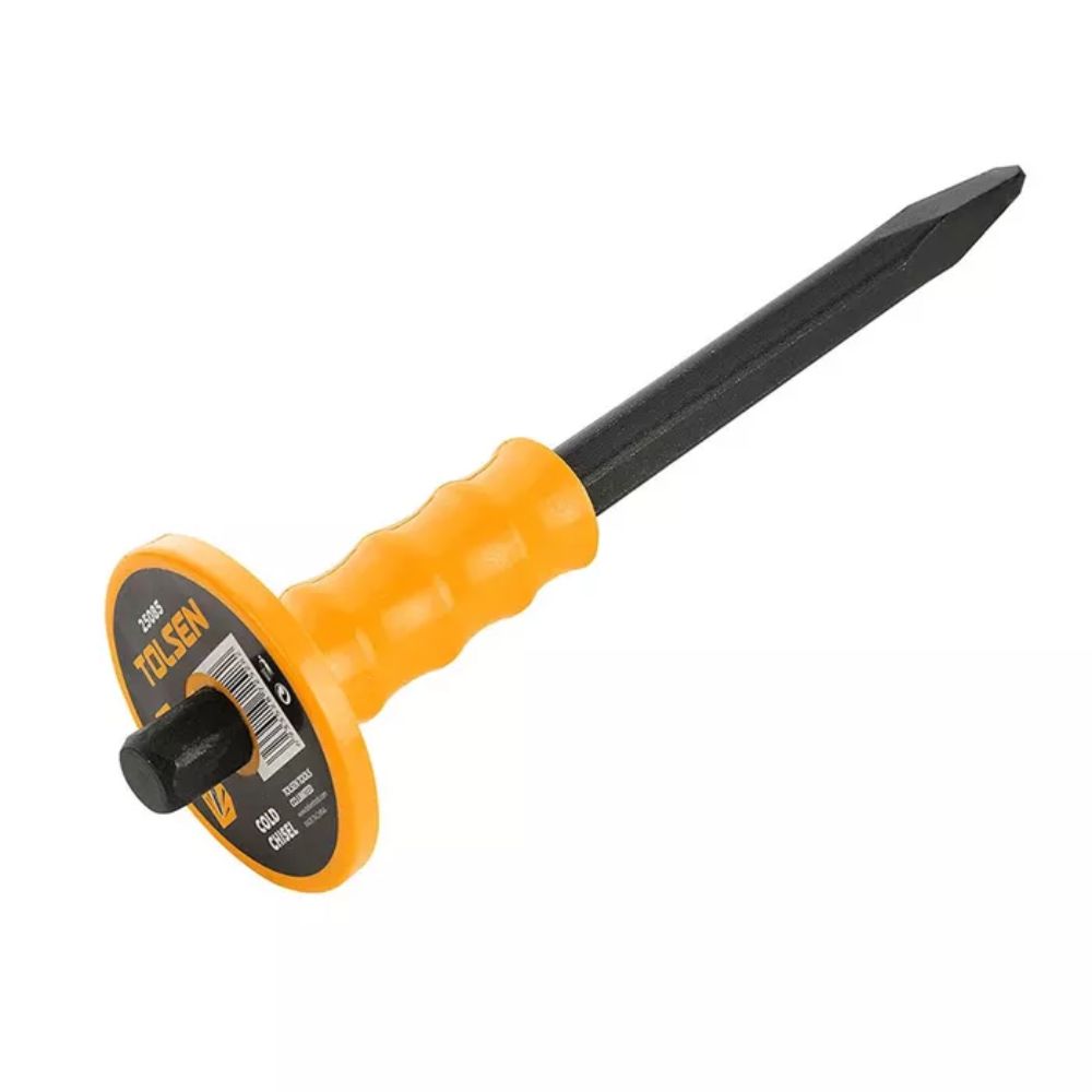 Cincel Punta Redonda Tolsen 4x16x250mm de Acero al Carbono 25082