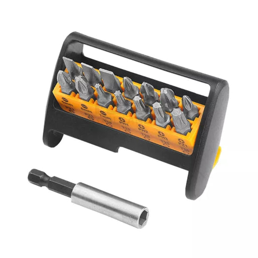 Set de 15 Puntas de Destornilladores Tolsen Material Acero Inoxidable 20365