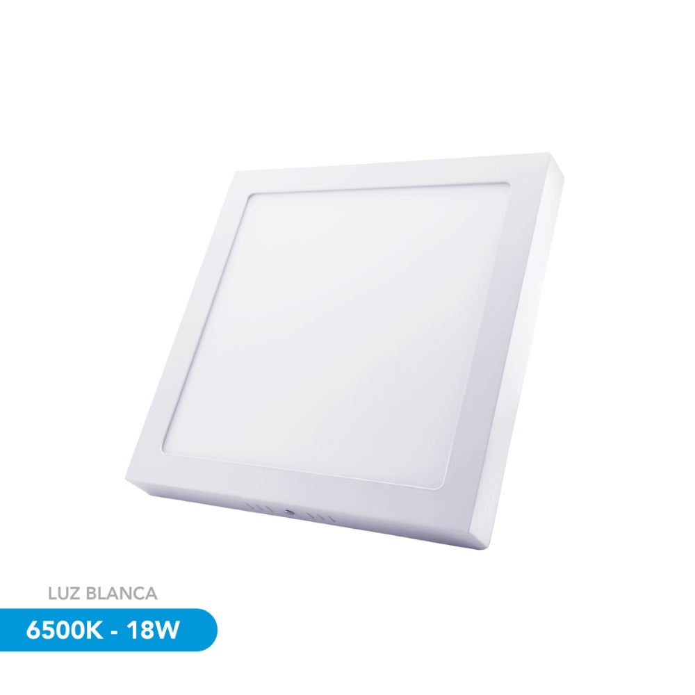 Luz LED Dimax Cuadrada de Sobreponer 18W Luz Blanca 6500K S159