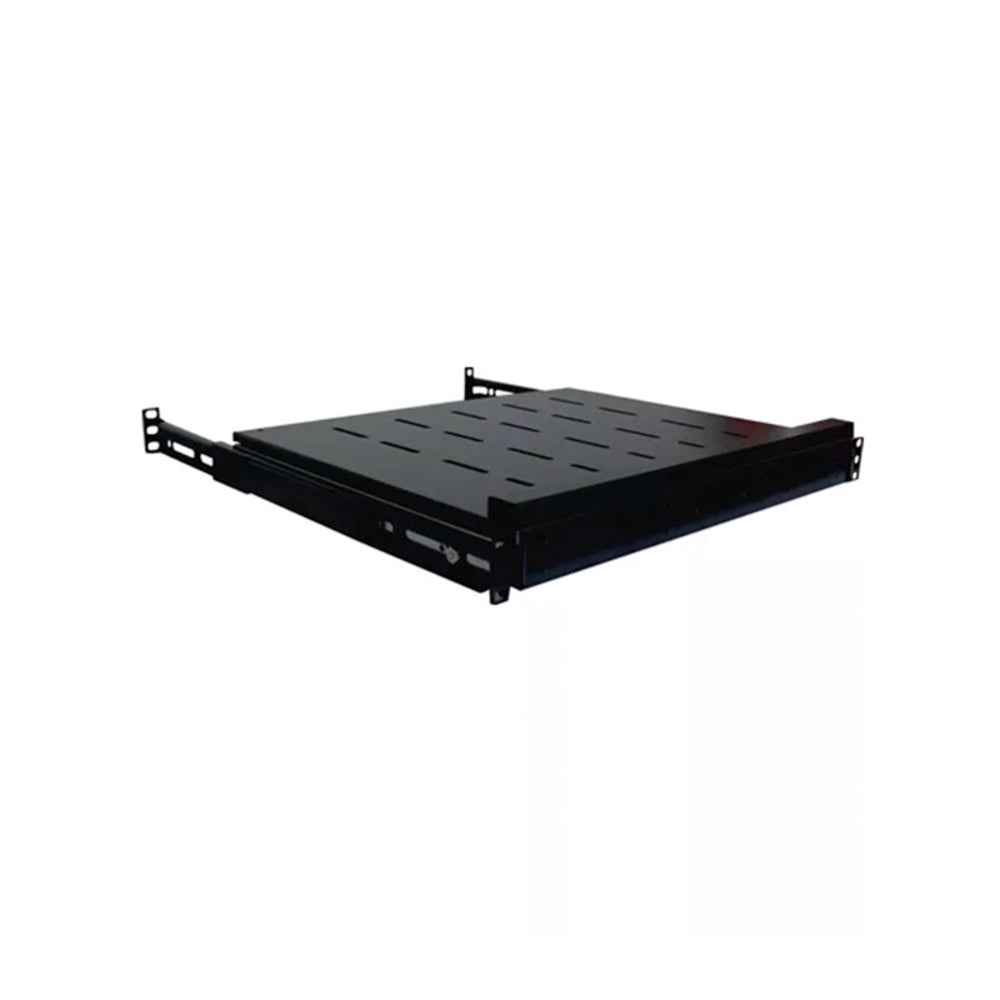 Bandeja Dimax para Rack 1U Corrediza Ranurada Rackeable Soporta 20Kg C861