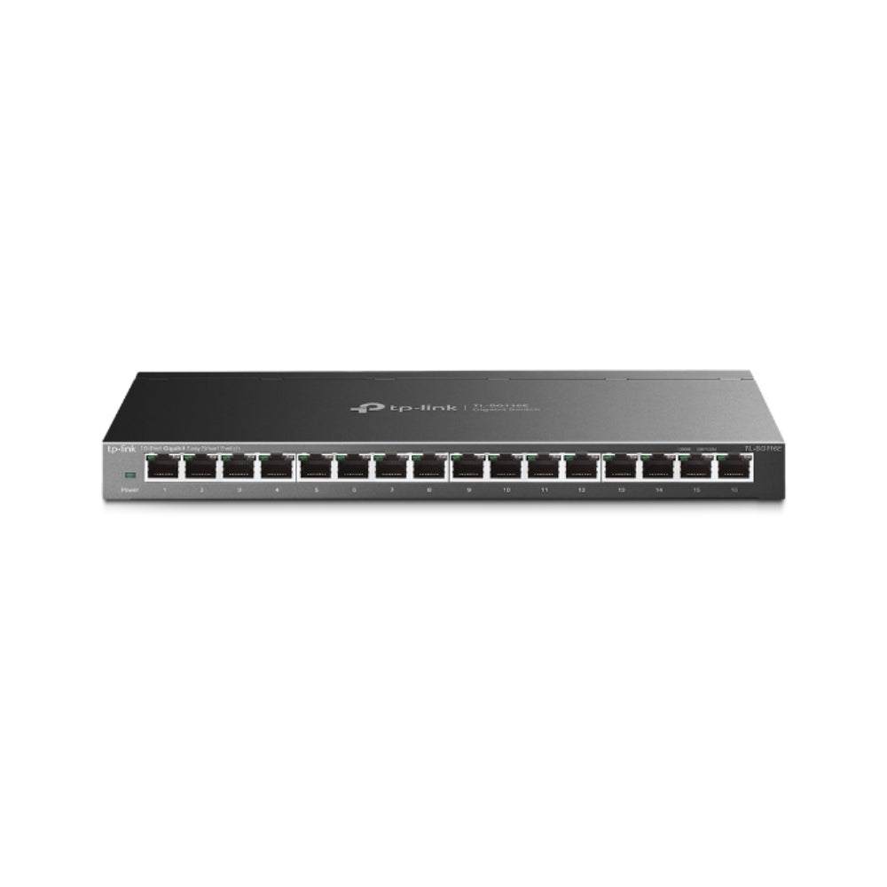 Switch TP-Link 16 Puertos Gigabit Gestion Centralizada Rackeable TL-SG116E