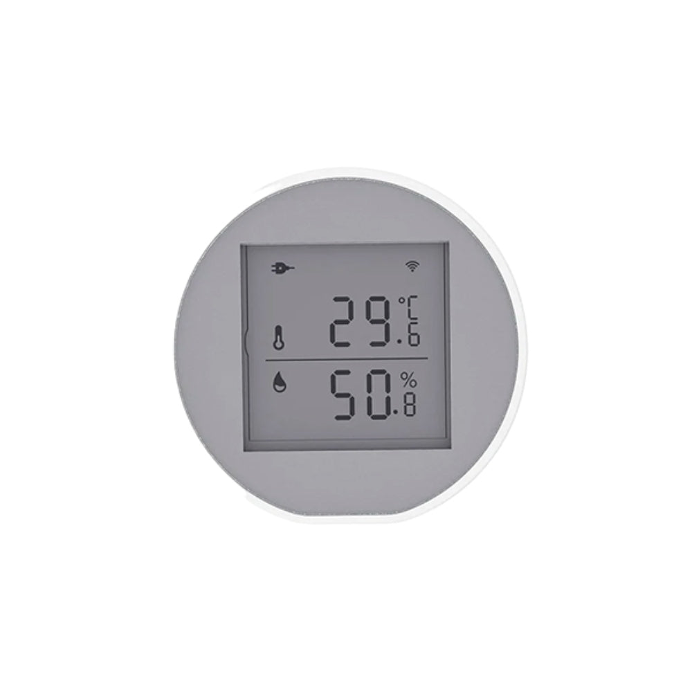 Sensor Dimax de Temperatura y Humedad Wifi Control por Voz Alexa y Google Pantalla con Reloj Digital Alimentacion USB y Pilas AAA S111
