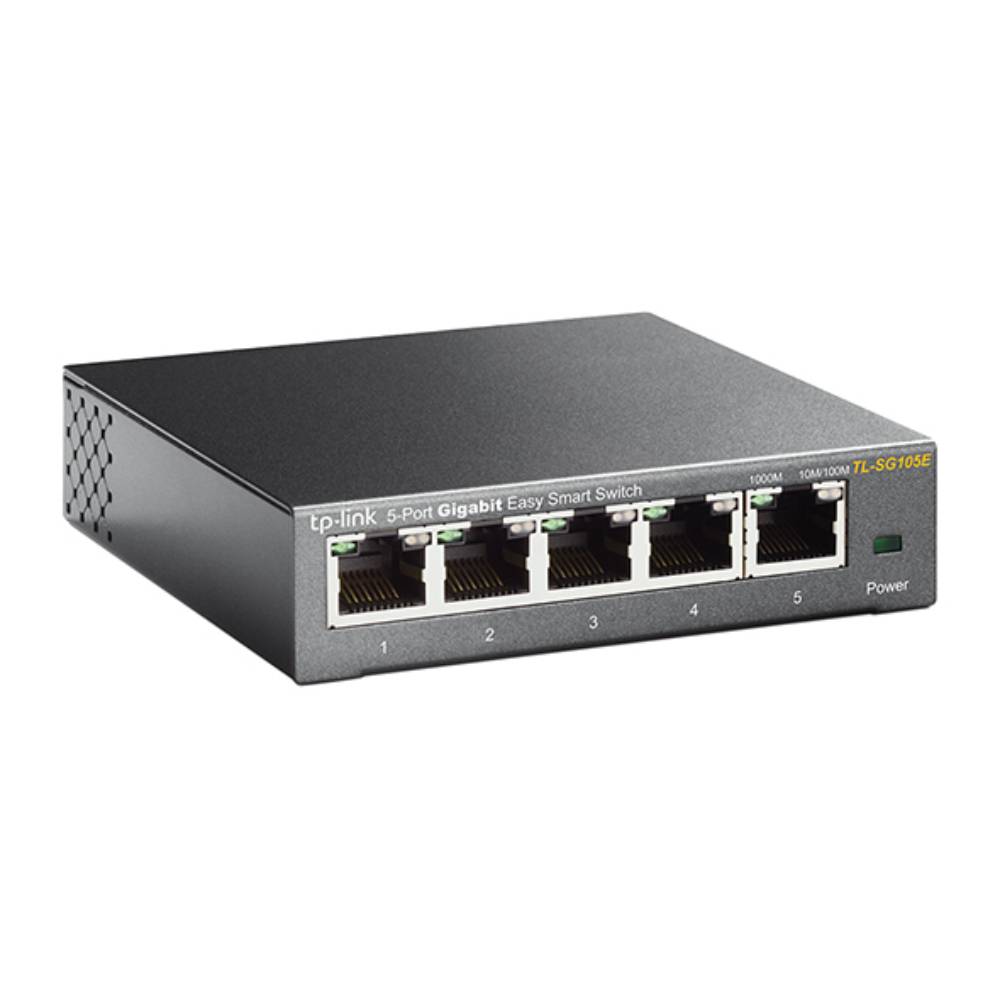 Switch TP-Link Easy Smart 5 Puertos Gigabit Gestion Centralizada TL-SG105E