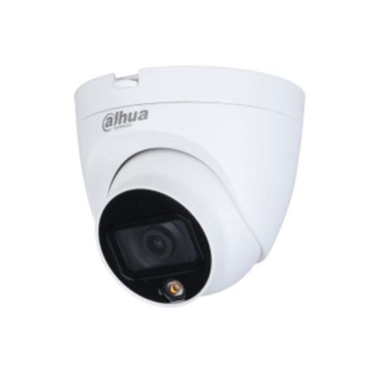 Camara Dahua HDCVI Domo 2MP Full Color Lente 2.8mm IR 20 metros 30fps 1080p IP67 HAC-HDW1209TLQ-LED-028-S3