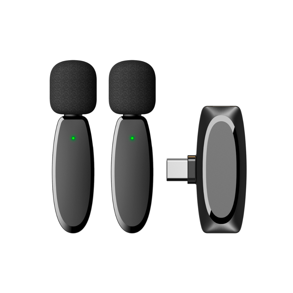 Microfono Dimax Inalambrico Doble con Receptor puerto USB-C V384