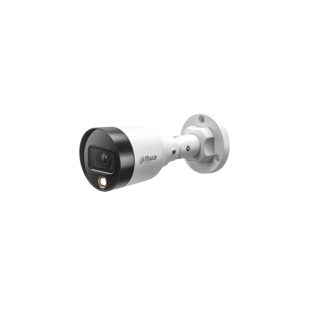 Camara IP Dahua Bala 2MP Full Color Metal/Plastica IR 30 metros PoE 1xRJ45 IP67 IPC-HFW1239S1-LED-0280-S6