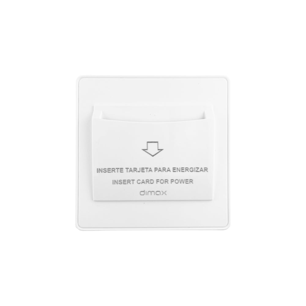Activador de Energia Dimax para Habitaciones con Sistema RFID para Hoteles Solo Compatible con Tarjetas Mifare Voltaje 110 a 240VAC C781
