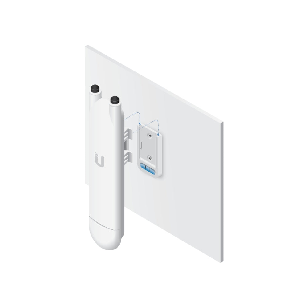 Access Point Ubiquiti WiFi5 Unifi AC Doble Banda MIMO 2x2 1 Puerto Gigabit Roaming de Usuarios Hotspot Hasta 4 SSIDs Gestion por Software UB-UAP-AC-M