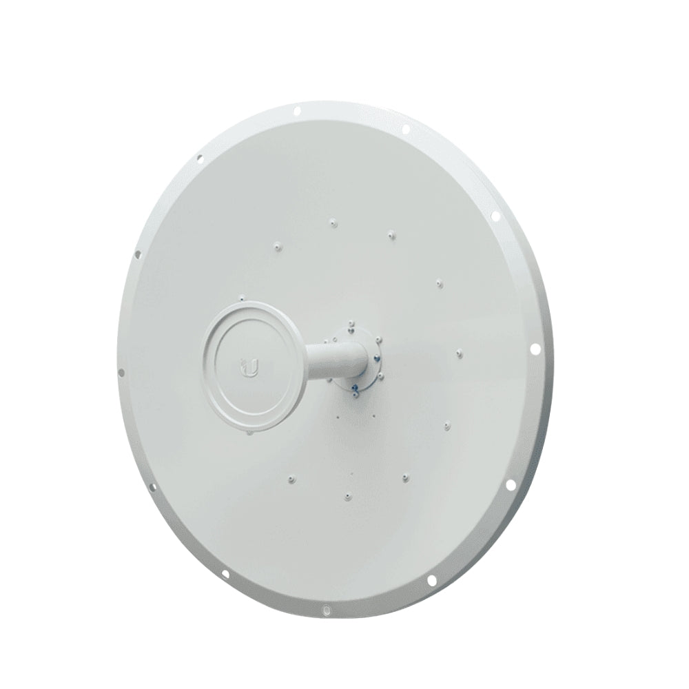 Rocket Dish Ubiquiti 34dBi Airmax 5GHz Antena Parabolica para UB-ROCKETM5 MiMo 2x2 Incluye Jumpers Kit de Instalacion F/B Ratio 34dB Xpol ISO 35dB UB-RD-5G34