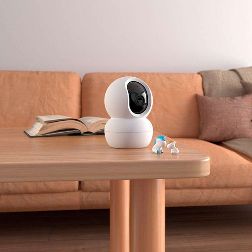 Camara Inteligente Dimax para Interior 3MP WiFi Detecta Movimiento Audio 2 Vias Micro SD hasta 128GB Vision Nocturna G104