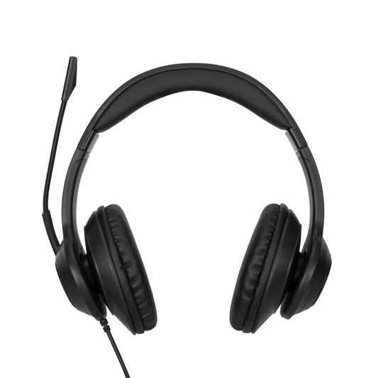 Auriculares Targus Estereo Diadema Acolchada Ajustable Conexion USB-A con Cable de 1.8 metros Microfono Omnidireccional Cancelacion de Ruido AEH102TT