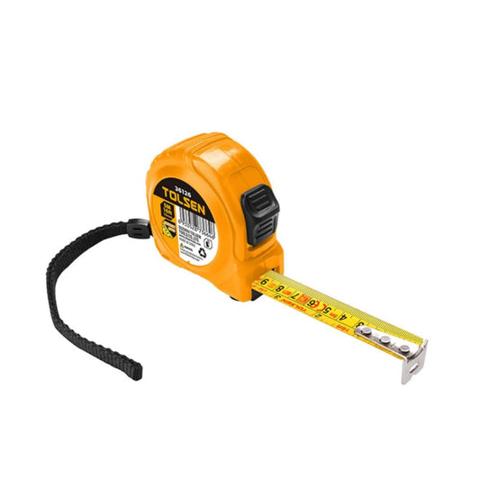 Cinta Metrica Tolsen de 3Metros con Boton de Bloqueo y Clip para Cinturon 36125