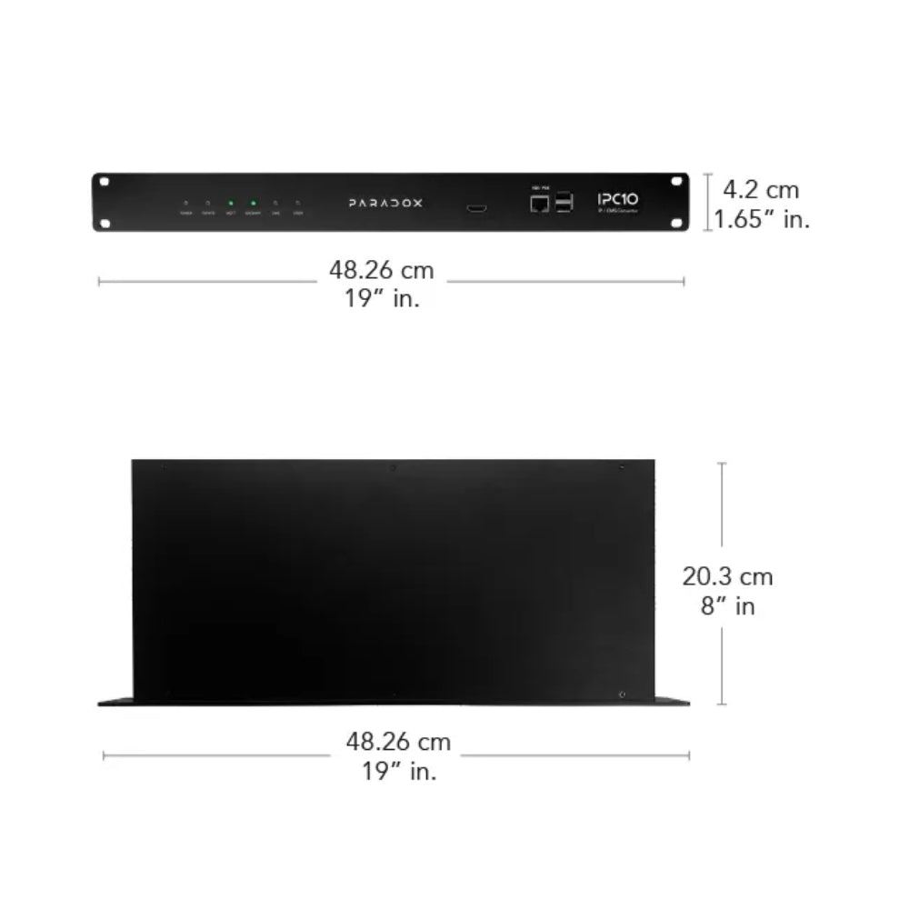 Receptora de Monitoreo Paradox para Recibir datos IP Ethernet de los Sistemas Paradox y convertirlo a formato CID IPC10