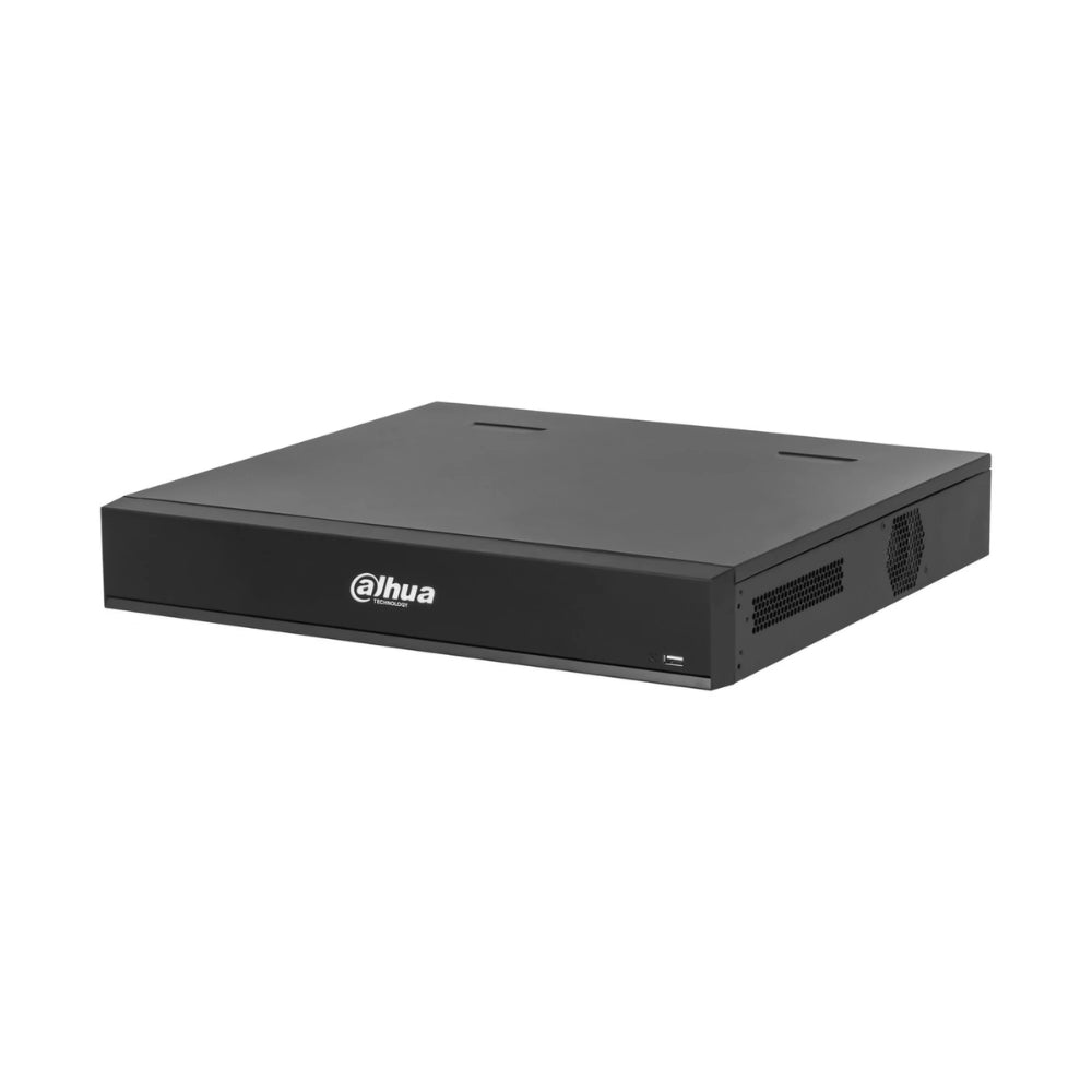 Grabador Dahua Pentahibrido de 16 Canales 4K Wizsense hasta 32ch IP max 12MP H.265+ H.265 Codificacion IA SMD Plus Rec. Facial Deteccion Perimetral 4xHDD hasta 16TB 2xHDMI 1xVGA 3xUSB 1xRJ45 Giga 1xRS485 1xeSATA XVR7416L-4K-I3
