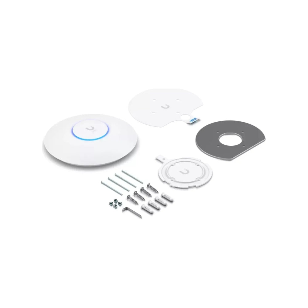Access Point Ubiquiti WiFi6 Unifi U6 Doble Banda Antenas 3/4.5dBi 802.3AF Hasta 4 SSIDs Sin Inyector PoE UB-U6+