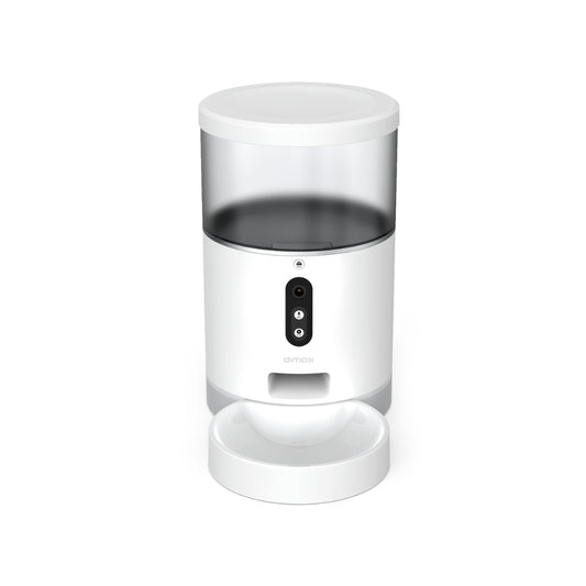 Alimentador Dimax para Mascotas Capacidad 4 Litros con Camara 3MP Audio 2 Vias Vision Nocturna Compatible con Alexa G111