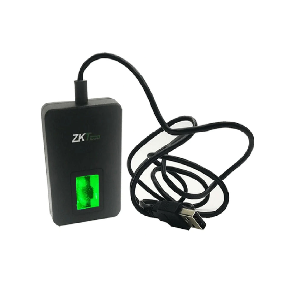 Lector de Huella Digital Zkteco Comunicacion USB Facil Acceso para Cualquier Dedo LED Indicador de Estado Resolucion 500Dpi USB-2.0 ZK9500