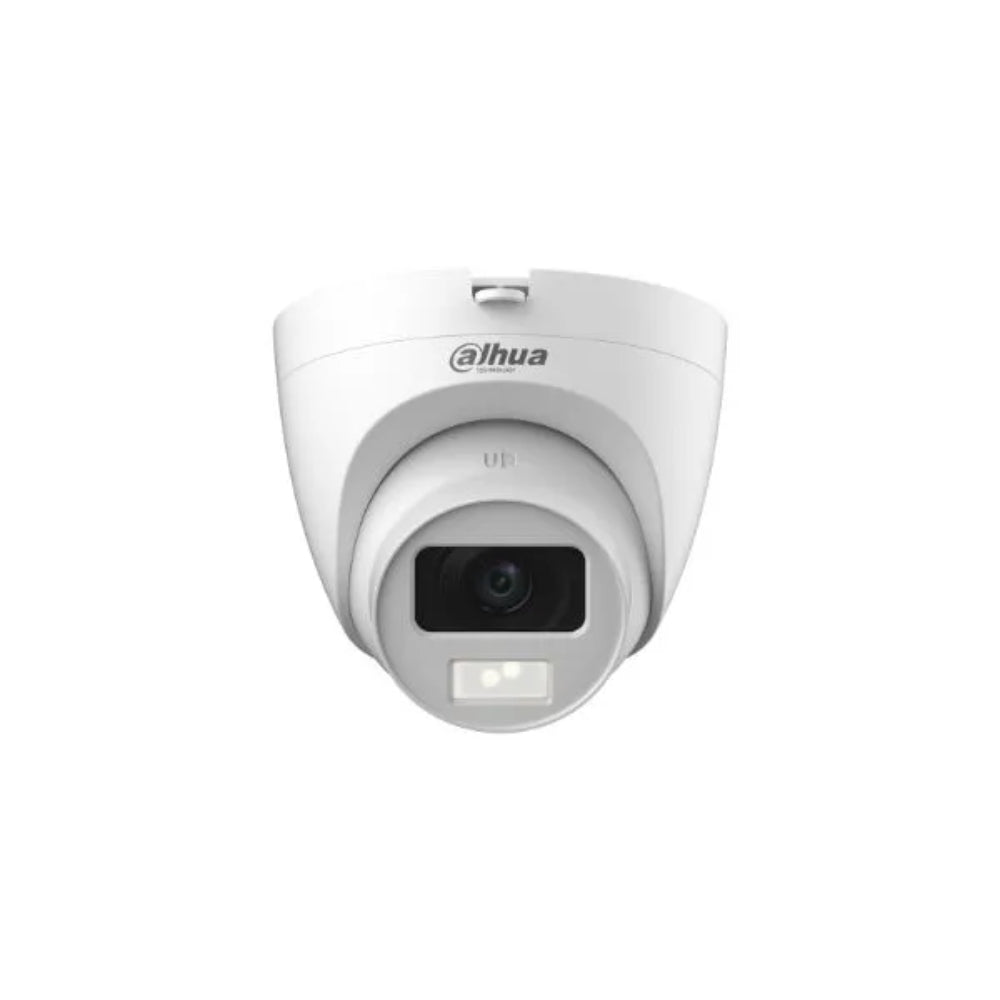 Camara Dahua HDCVI Domo 5MP Full Color Plastica con Audio Lente 2.8mm IR 20 metros 25fps 5MP IP67 HAC-HDW1500CLQ-IL-A-28-S2