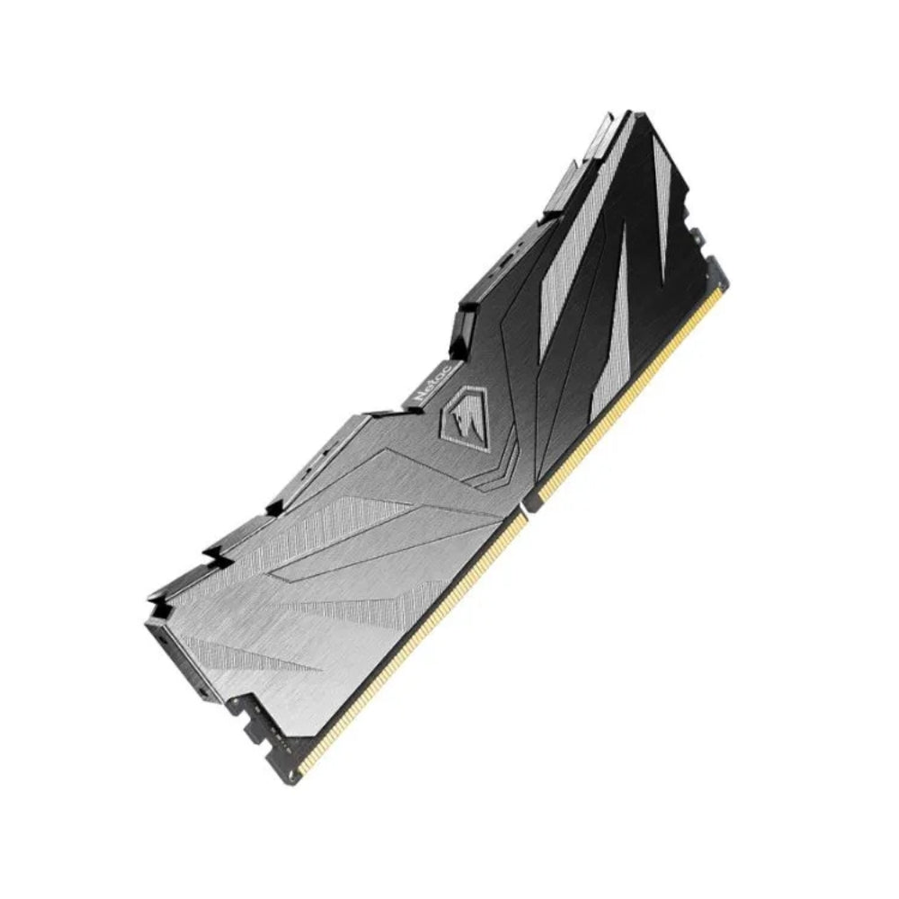 Memoria RAM Netac DDR5 16GB 4800MHz UDIMM con Disipador color Negro NTSWD5P48SP-16K