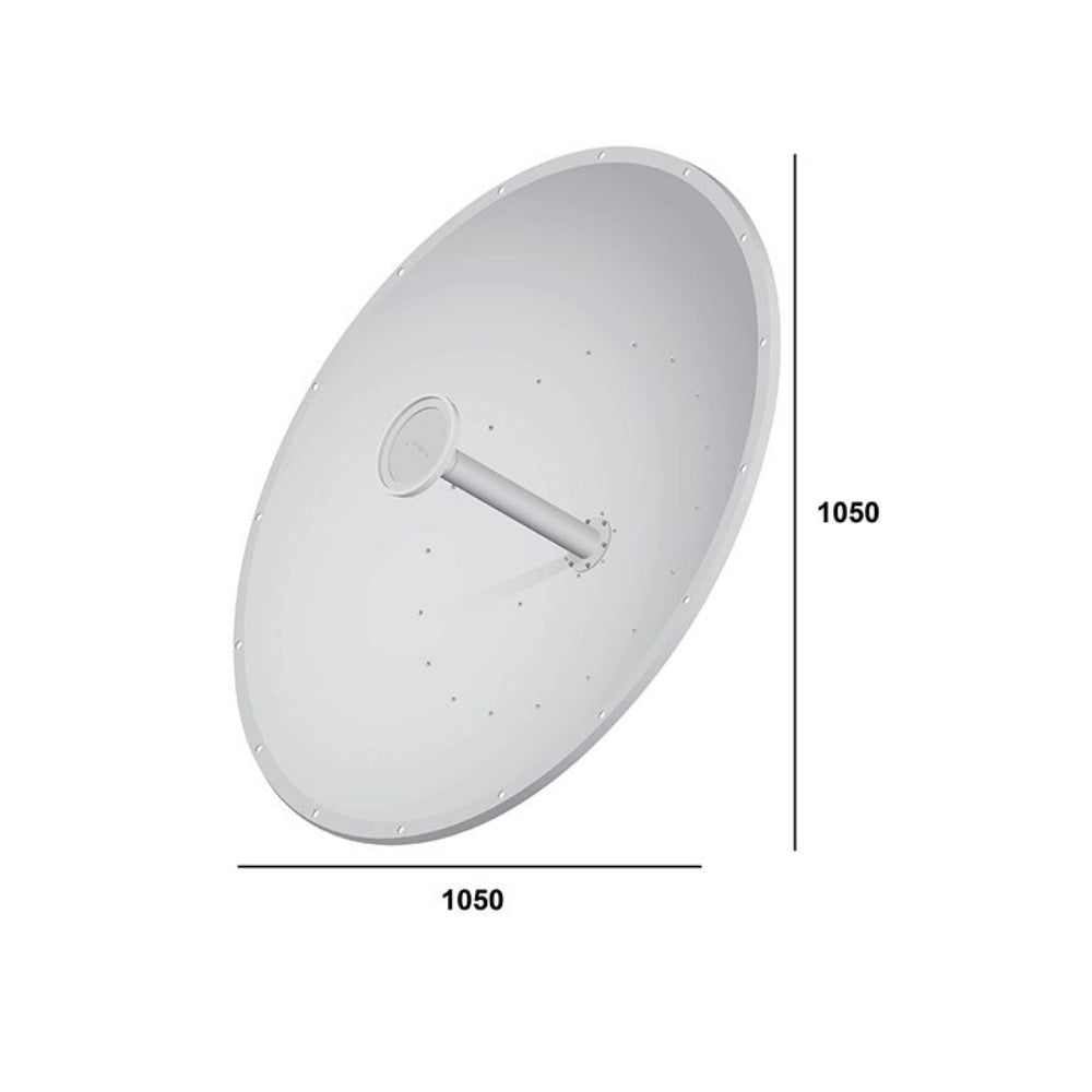 Rocket Dish Ubiquiti 34dBi Airmax 5GHz Antena Parabolica para UB-ROCKETM5 MiMo 2x2 Incluye Jumpers Kit de Instalacion F/B Ratio 34dB Xpol ISO 35dB UB-RD-5G34