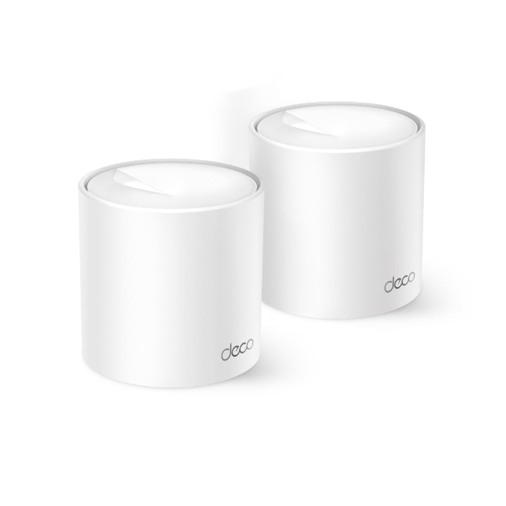 Set de 2 Piezas Sistema WiFi6 Mesh TP-Link AX1500 Elimina Zonas Muertas Roaming Conexiones sin Lag Control Parental MU-MIMO Deco X10(2-pack)