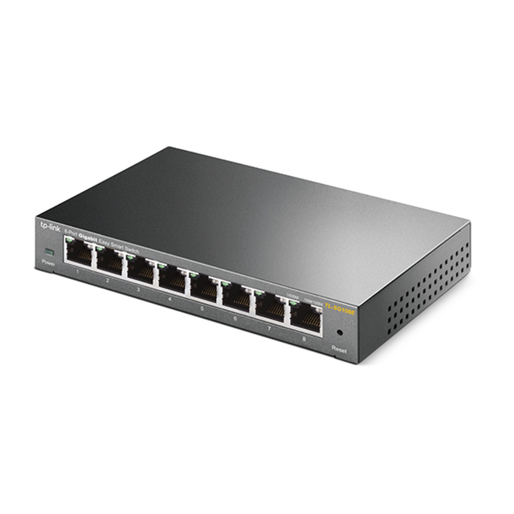 Switch TP-Link Easy Smart 8 Puertos Gigabit Gestion Centralizada TL-SG108E