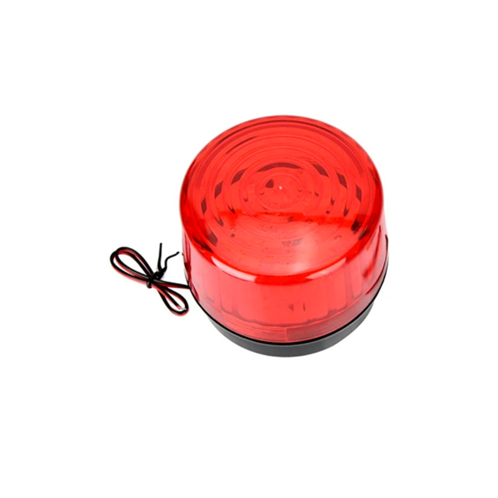 Luz Estrobo Dimax LED color Rojo Voltaje 12/24 Vdc 800mA Flasheo 90/min DM-708D