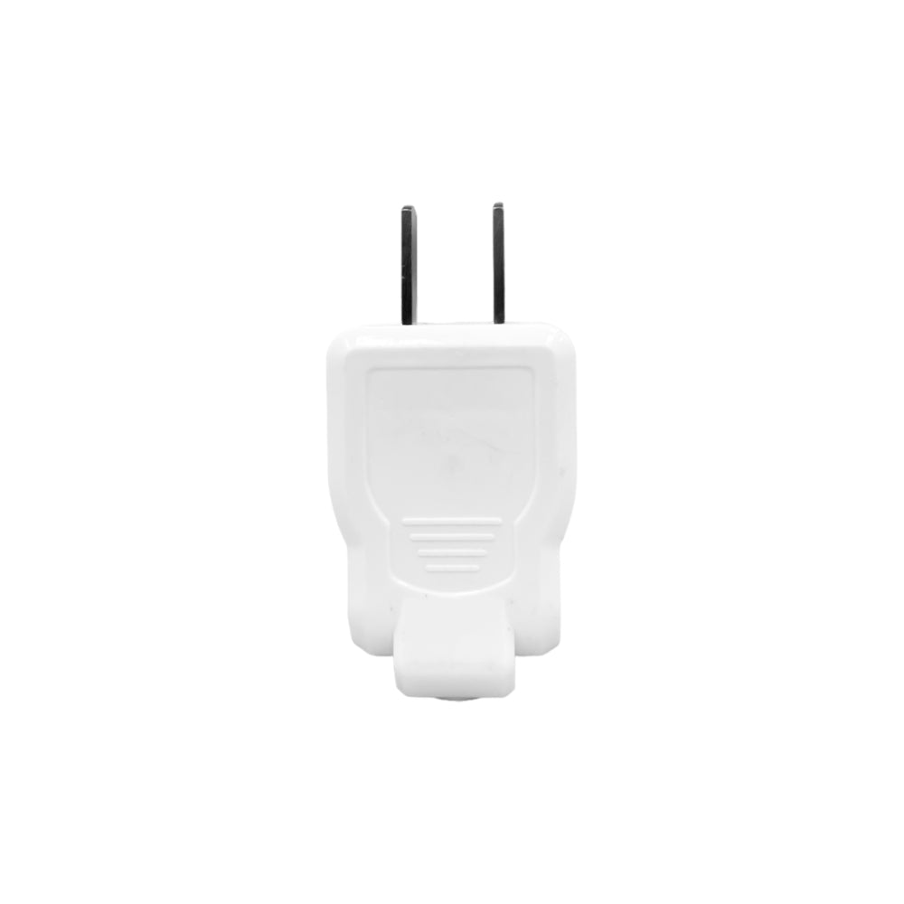 Enchufe Dimax Macho Paquete de 20 Piezas Ideal para uso Domestico o Comercial color Blanco F326