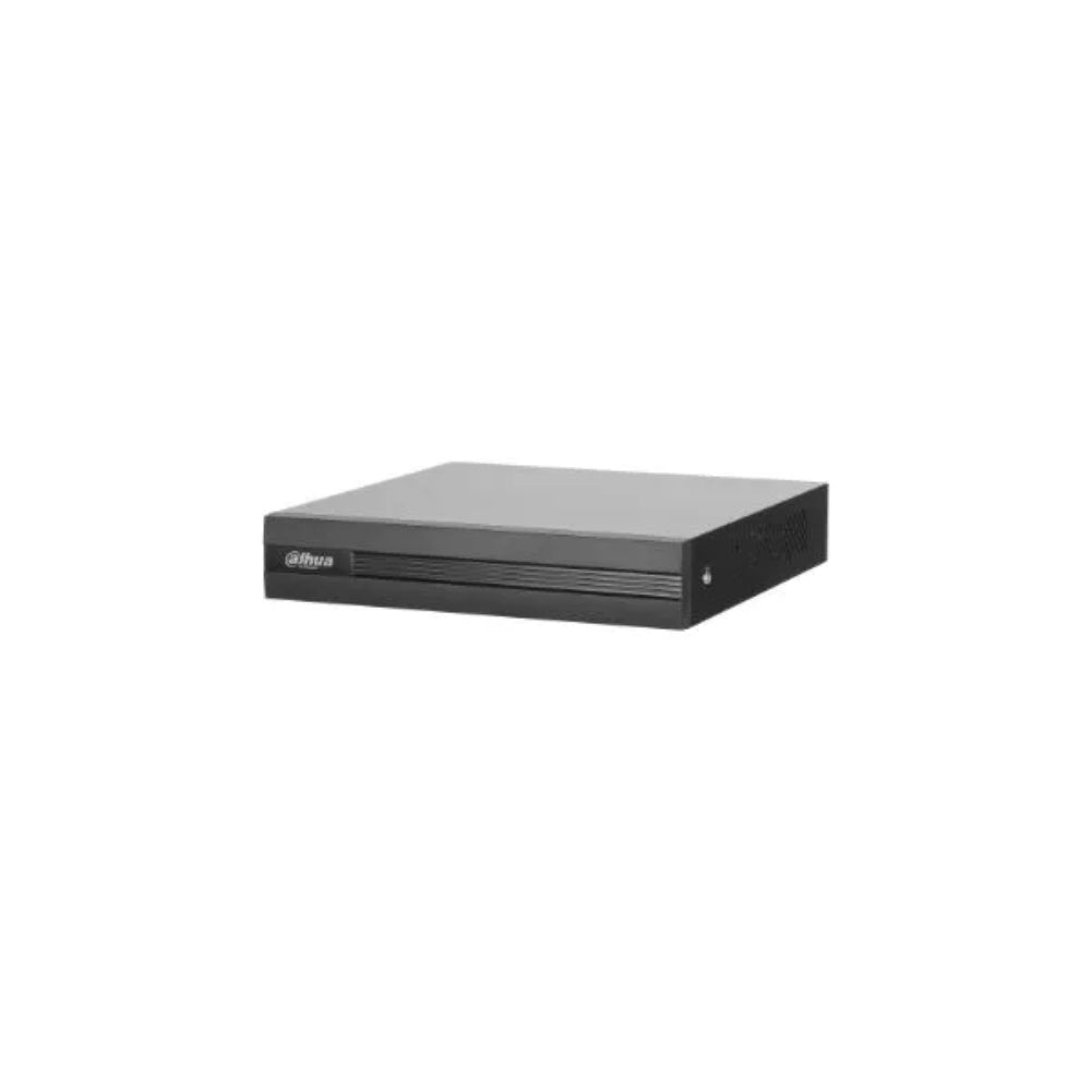 Grabador Dahua Pentahibrido de 4 Canales Wizsense v2.0 Hasta 18ch IP max 6MP Soporta HDCVI, AHD, TVI, CVBS, IP Codificacion IA 1xHDD hasta 16TB 1xHDMI 1xVGA 2xUSB DH-XVR1B04H-IV2.0