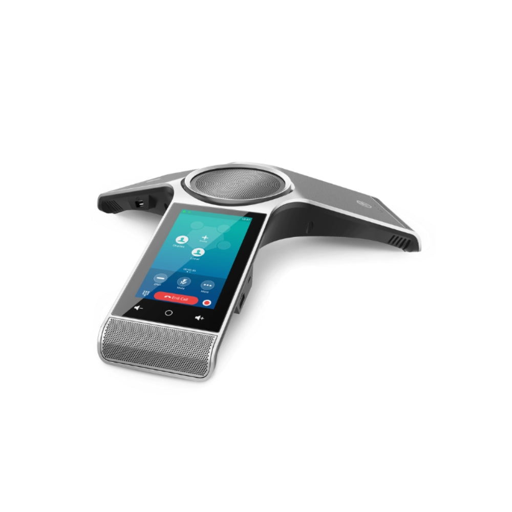 Telefono de Conferencia Yealink Pantalla Tactil 5" Capta Sonido 360° Alcance 6metros Android 5.1 Vincula con PC o Celular Puertos USB WiFi CP-960