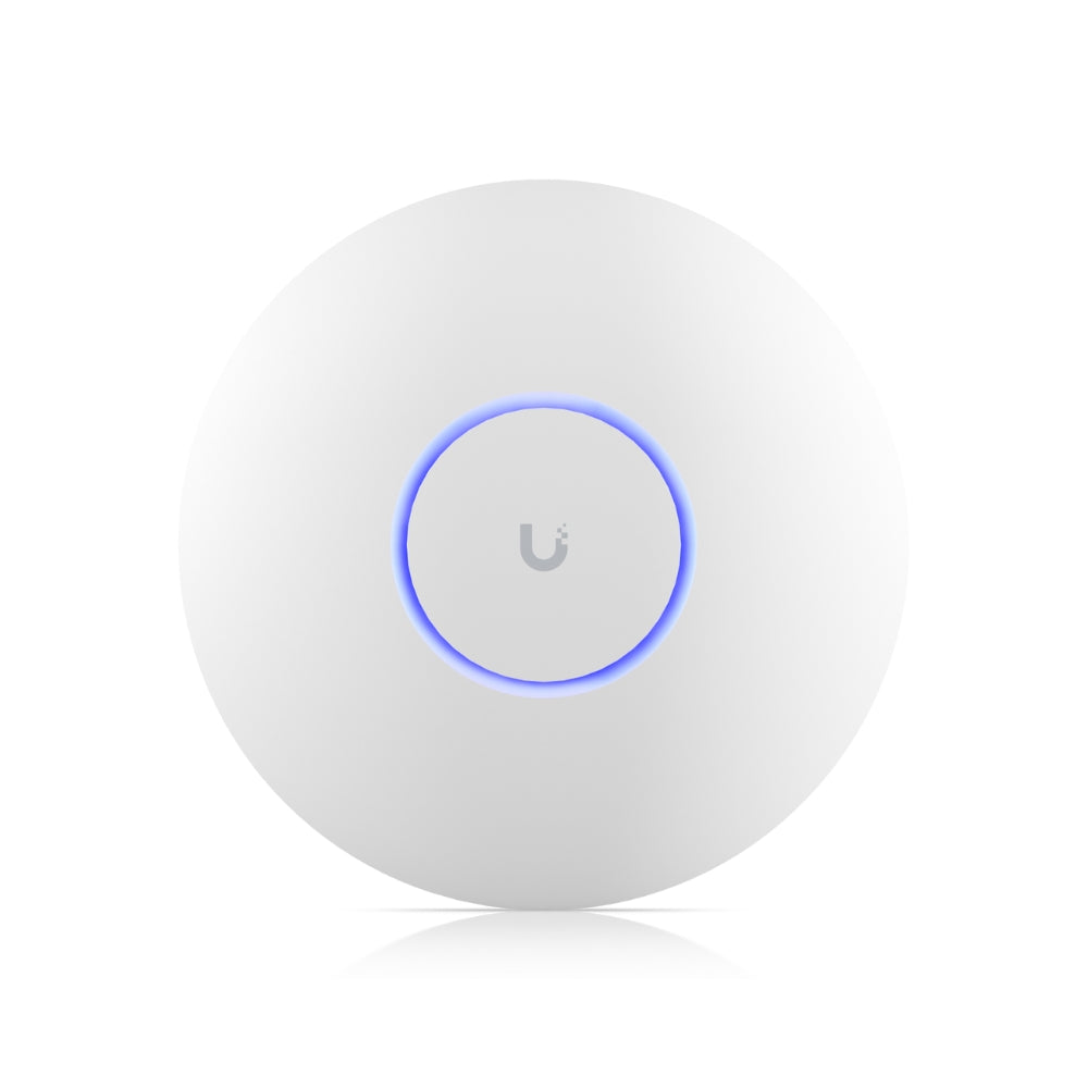 Access Point Ubiquiti WiFi7 Unifi PRO 2.4 5 6 GHz Full Duplex 802.3AT 8 SSIDs Soporta hasta 300 Usuarios Sin Inyector PoE Semi Interior IP54 UB-U7-PRO