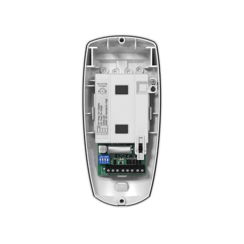 Sensor de Movimiento Paradox para Intemperie Inmunidad Real contra Mascotas hasta 40Kg Caja Resistente a Golpes y Temperatura Angulo de Vision 90 grados DG85